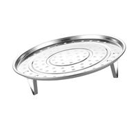ULTECHNOVO Steamer Plate Acier Inoxydable Support de Cuisson Robuste et pour Maison et Restaurant Panier Vapeur Polyvalent pour Fruits de Mer Buns et Légumes