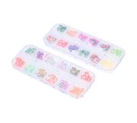 ULTECHNOVO Stickers pour Nail Art Soi-même Découpes Décoration Ongles Boîtes de Stickers Variés pour DIY