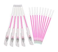 ULTECHNOVO Stylo de Cartographie Étanche pour Sourcils et Lèvres en Plastique Rose, Outil Professionnel de Marquage Précis pour Peau, pour Maquillage et Tatouage