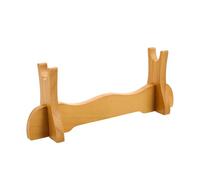 ULTECHNOVO Support à Rouleau à Pâtisserie en Bois Massif, Base Antidérapante Petite Taille, Organisateur de Rouleaux Cuisine pour Pâtisserie et Pizza, Accessoire de Rangement de Comptoir