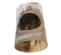 ULTECHNOVO Support de Corne à Boire Viking Massif pour Rangement et Base Solide pour Tasse à Boire Style Médiéval Accessoire Décoratif pour Maison et Bar