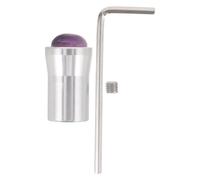 ULTECHNOVO Support de Diapason en Alliage D'aluminium 12mm avec Boule en Cristal pour Contemplation et Yoga, Améliore Fréquence Stable et Équilibre Corps-esprit