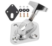 ULTECHNOVO Support de Pied de Grosse Caisse Réglable 40 Mm en Métal pour Tom Basse, Accessoires pour Batterie, Repose-pieds de Tambour Compatible Kit Percussion, Pièce de Rechange Robuste