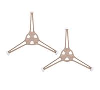 ULTECHNOVO Support de Platine Micro-Ondes 2 Pièces Rouleaux Triangulaires, Anneaux pour Plateau Tournant, Accessoires Cuisine et Réchauffage Rapide