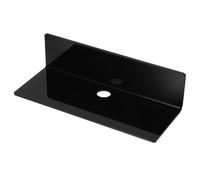 ULTECHNOVO Support de Rangement Flottant, Étagère Murale sans Percer en Acrylique Noir, Fixation Murale, Léger, pour Parfums et Maquillage, Salon et Chambre