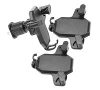 ULTECHNOVO Support de Téléphone Voiture 3pcs Crochet Inversé Spirale PP Noir Installation Facile Maintien Sécurisé pour Tableau de Bord et Visionnage Vidéo