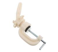 ULTECHNOVO Support de Tête de Mannequin Blanc en Acier et Plastique, Compatible Large, Stable et Moderne pour Entraînement Coiffure et Salle de Classe