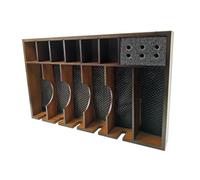 ULTECHNOVO Support de Tondeuse Bois Stable et Pratique Plateau de Rangement pour Outils de Coiffure Organiseur pour Salon de Beauté