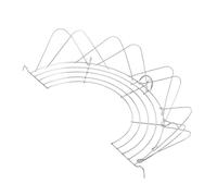 ULTECHNOVO Support Égouttoir Acier Inoxydable Pliable Demi pour Cuisson et Friture Corrosion Rack Drainage Huile pour Barbecue et Pâtisserie