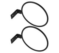 ULTECHNOVO Support Métallique Pliable pour Gamelles d'animaux Noir, Porte-Bols Surélevé Réglable en Hauteur, pour Petits Espaces et Maison, Lot de 2 Pièces