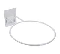 ULTECHNOVO Support Mural pour Ballons de Sport Blanc Rack de Rangement Pliable pour Basketball Football et Volley-Ball Installation sans Perçage Organiseurs pour Maison et Salle de Sport