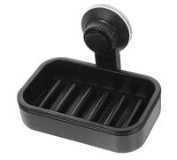 ULTECHNOVO Support Porte-Savon Mural à Ventouse Noir Égouttoir Auto-drainant sans Perçage Porte-Savon Et Éponge pour Salle De Bain Douche Cuisine sur Surfaces Lisses