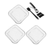 ULTECHNOVO Support pour Friteuse à Air Acier Inoxydable avec Antidérapants et Pince Alimentaire Accessoire Multifonction pour Griller Vapeur Déshydrater et Rôtir