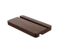 ULTECHNOVO Support pour Smartphone en Bois Marron Design Créatif, Support de Tablette de Bureau pour Fixation Ferme et Usage en Visioconférence ou Streaming