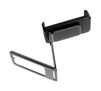 ULTECHNOVO Support pour Téléphone Portable Pliable Noir Petit Support de Bureau Réglable 360° Rotation Compact pour Live Streaming et Usage Quotidien