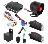 ULTECHNOVO Système de Verrouillage Centralisé pour Voiture Télécommande sans Clé, Kit Démarrage à Distance Automobile, Alarme Antivol Compatible Véhicules Utilitaires et Voitures