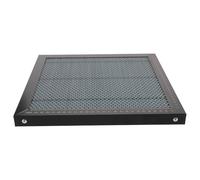 ULTECHNOVO Table de Travail en Nid d'abeille 30X30 CM pour Machine à Graver Plaque Alvéolée Résistante pour Gravure Bois Métal Planche de Découpe Optimisée pour Outils Gravure et Ateliers