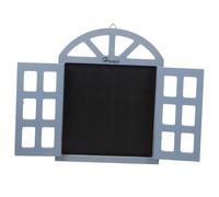 ULTECHNOVO Tableau Ardoise Vintage Style Fenêtre Rétro Tableau Mural Suspendu pour Message Décoration Murale pour Boutique Surface Réutilisable Effaçable