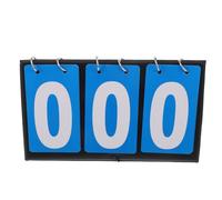 ULTECHNOVO Tableau de Score de Table, Marqueur de Match à 3 Chiffres, PVC Bleu, Portable, Léger, Haute Visibilité, pour Volley-Ball en Intérieur, Comptage Précis