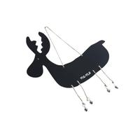 ULTECHNOVO Tableau Mural Décoratif Tableau Effaçable Message pour Maison Ardoise Suspendue Motif Girafe