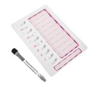 ULTECHNOVO Tableau Tâches Journalières Magnétique pour Garçon Fille Chore Chart Effaçable Plastique Résistant Organisateur Familial pour Autonomie et Discipline Planning Tâches Ménagères à