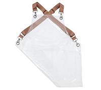 ULTECHNOVO Tablier Coiffeur Transparent Imperméable à Bavette Ajustable pour Salon de Coiffure et Peinture