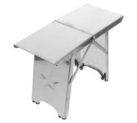 ULTECHNOVO Tabouret Pliant en Acier Inoxydable Ultra Léger, Capacité 100 Kg, Portable pour Camping et Chantiers, Pliable et Compact Utilisation Extérieure Facile