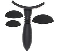 ULTECHNOVO Tampon Ombre à Paupières Silicone avec Poignées Noires Outil Maquillage Précis pour Femmes Application Facile et Créative des Fards Paupières