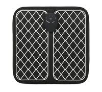 ULTECHNOVO Tapis de Massage des Pieds pour Relaxation Électrique Rechargeable par USB en Plastique Carré, Fonction D'ajustement des Entrailles et Renforcement de L'immunité