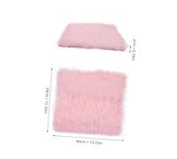 ULTECHNOVO Tapis Doux Petit pour Photographie Coussin Moelleux Rose Support Décoratif pour Bijoux Cosmétiques et Nail Art Accessoire et Salon