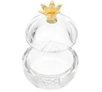 ULTECHNOVO Tasse à Ongles en Cristal Dégradé avec Couvercle, Pratique et Élégante pour Nail Art, Rangement Facile pour Usage à Domicile ou Salons de Manucure