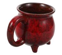 ULTECHNOVO Tasse Halloween Céramique Rouge Mug Original Tout-usage pour Café Thé Ergonomique et Compatible Lave-vaisselle pour Maison Bureau et Restaurant