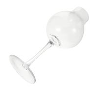 ULTECHNOVO Tasses à Thé Verre Cristal Avec Long Pied Set De Dégustation Pour Cérémonie Et Vin Design Artistique Transparent