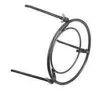 ULTECHNOVO Trépied D'extérieur Support de Réchaud de Camping, Support pour Réchaud de Barbecue, Structure Démontable, Acier Noir, pour Four en Fonte et Casseroles Lourdes, Cuisson au Feu