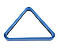 ULTECHNOVO Triangle à Boules de Billard en Plastique Bleu, Support de Rangement Simple à Installer et Facile à Transporter pour Table de Billard