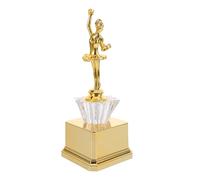 ULTECHNOVO Trophée de Danse en Plastique Doré Petit Format Récompense pour Compétitions et Spectacles de Ballet Mini Trophée Souvenir pour Danseuses Base Stable Prix Participation
