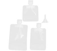 ULTECHNOVO Trousse de Maquillage de Voyage Réutilisable 1 Set Contenants Étanches en Plastique 30ml 50ml 100ml pour Stockage de Produits de Soin Peau
