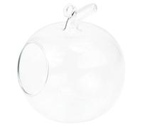 ULTECHNOVO Vase Micro-Paysage en Verre Transparent Forme Pomme pour Décoration Intérieure Hydroponique et Terrarium Miniature