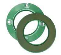 ULTECHNOVO Ventouse pour Décoration de Voiture de Mariage avec Base en Boue Verte 30x30cm, Facile à Installer, Matériau Plastique, pour Fleuristes et Compositions de Fleurs