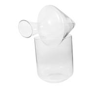 ULTECHNOVO Verre Distributeur de Vin avec Seau à Glace Transparent Décanteur à Au Design Simple et Créatif pour Amateurs et Usage Domestique