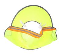 ULTECHNOVO Visière Solaire pour Casque de Chantier Jaune en Spandex Élastique Protection et Refroidissement, Protège-Cou pour Travailleurs en Extérieur et Construction