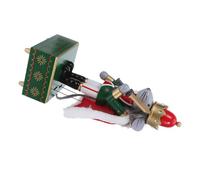 ULTECHNOVO Wooden Mouse King Nutcracker Music Box Classic Wind-up Christmas Figurine for Home and Desktop Decor Festive Holiday
