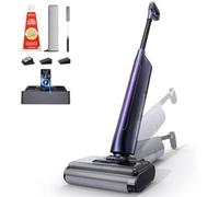 Ultenic AC1 Triflex Aspirateur Laveur, Aspirateur Sec Humide pour Sols durs, Nettoyage des Bords 0mm, Auto-Nettoyage Automatique, 55 Min, avec Voix Intelligente et Anti-Emballage de Cheveux