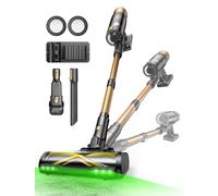 Ultenic Aspirateur Balai sans Fil, 50Kpa/65Min Aspirateur sans Fil Puissant, Tige Télescopique Réglable, Design Autoportant, GreenEye Détection, Idéal pour Sols Durs, Poils d'animaux