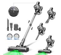 Ultenic Aspirateur Balai sans Fil U12 Vesla, 450W 40Kpa Aspirateur sans Fil Puissant avec Detect Laser, 45 Min, Brosse Anti-Emmêlement pour Tapis