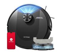 Ultenic Aspirateur Robot, Robot Aspirateur Laveur, 6000Pa&Longue Durée - Robot Aspirateur Connecté Alexa/APP/IFTTT - Ultra Mince Silencieux