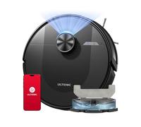 Ultenic Robot aspirateur 5000Pa Force d'aspiration, Aspiration et Balai Robot avec Navigation LiDAR