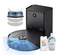 Ultenic T20 Pro Aspirateur Robot, Robot Aspirateur Laveur, Robot Silencieux Connecté avec WiFi/Bluetooth/Alexa/App, 6 Modes de Nettoyage, Auto-Charge, 8000 Pa, Idéal pour Poils d'animaux