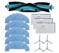 Ultenic T20 Pro & Honor S3/R3 Plus Kit de remplacement pour aspirateur : brosse principale, brosses latérales, filtre et chiffons en microfibre