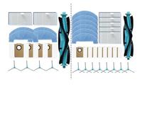 Ultenic T20 Pro/Lite/Honor S3 & R3 Kit de pièces de rechange pour aspirateurs robots : sacs, chiffons, brosses, brosse latérale, balai HEPA pour nettoyage du filtre principal (B)